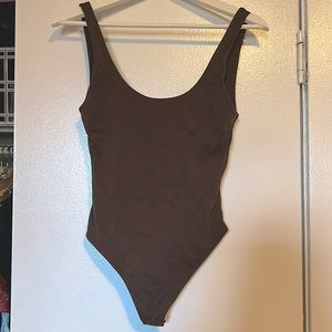 Babaton scoop neck tank body suit